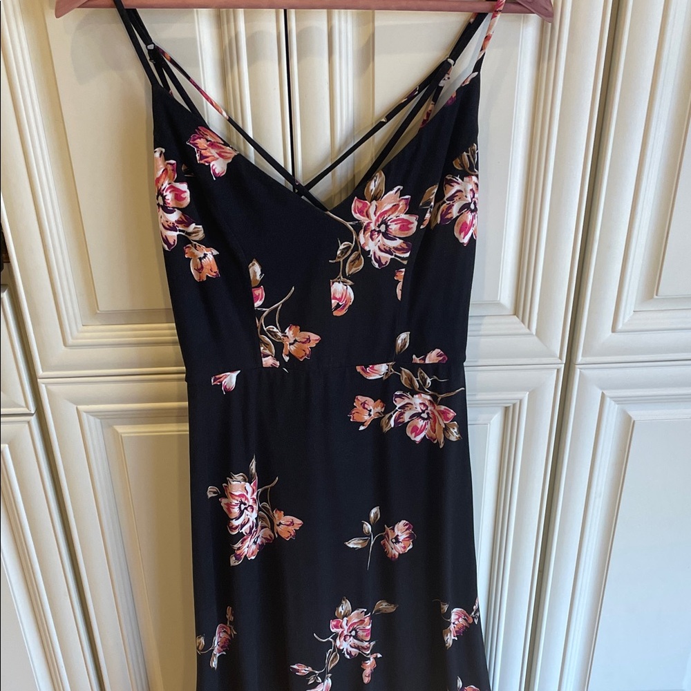 Nine Britton Black Floral Maxi Dress - Picture 3 of 5
